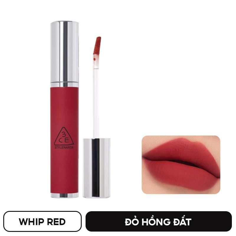 Son Kem Lì 3CE Mịn Mượt Môi Hazy Lip Clay 4g