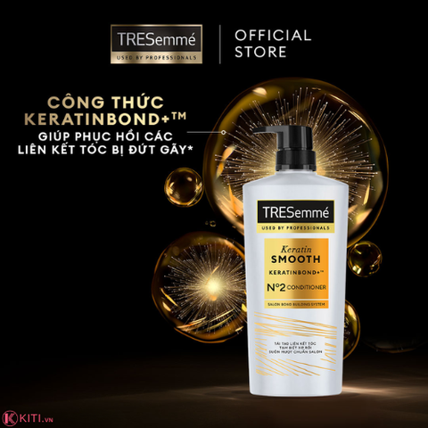 Dầu Xả TRESemmé Vào Nếp Suôn Mượt 620g (Keratin Smooth)