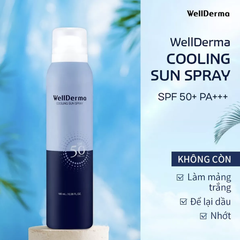 Xịt Chống Nắng Wellderma G Plus Cooling Sun 180ml