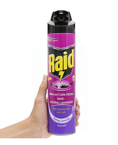 Bình Xịt Côn Trùng RAID 520ml