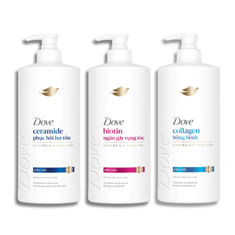 Dầu Gội Dove Ceramide Phục Hồi Hư Tổn 640g