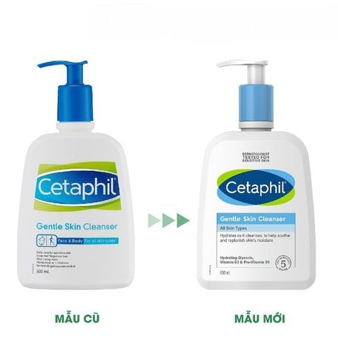 Sữa Rửa Mặt Cetaphil Gentle Skin Cleanser Mẫu Mới (500ml)