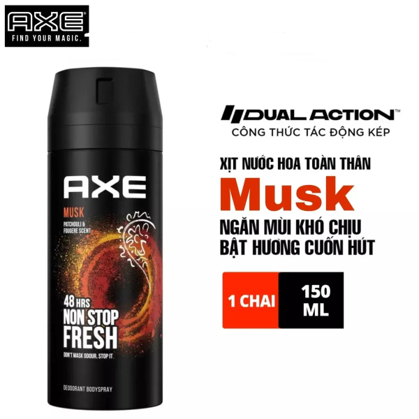 Xịt Khử Mùi AXE Deodorant Body Spray 135ml