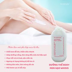 Dưỡng thể kích trắng Men Gạo Retinol Whisis Whitening Body Lotion 300ml