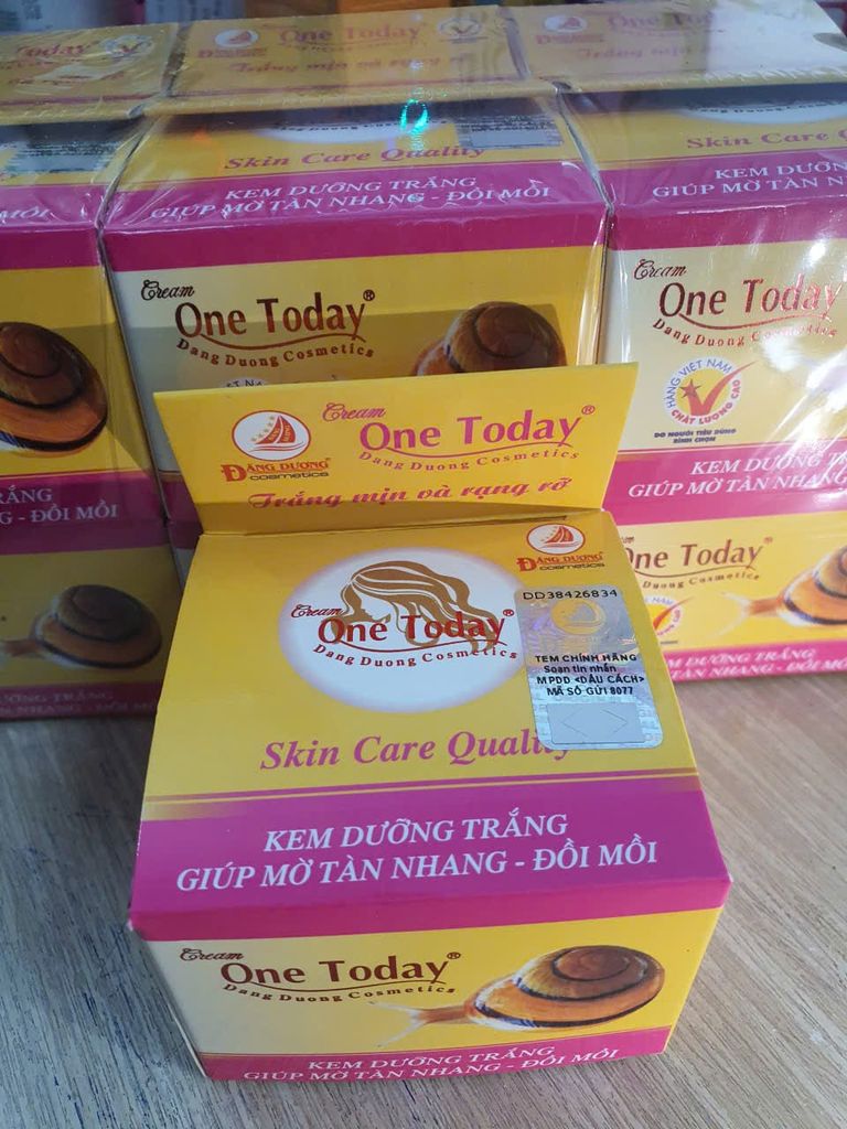 [Đăng Dương] Kem Ốc Sên One Today Trắng Da 8g