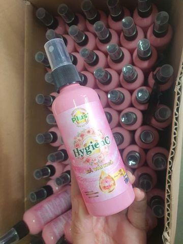 Xịt thơm quần áo HygieneC 100ml (Xả vải khô)