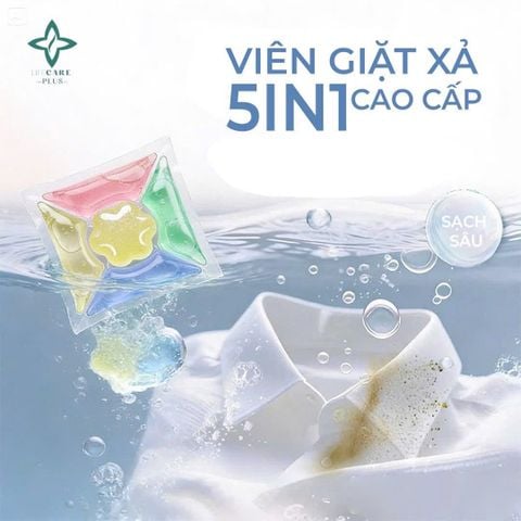Viên giặt SCENT LAB NHẬT 5 in 1 ( 30 viên / 1 hộp)
