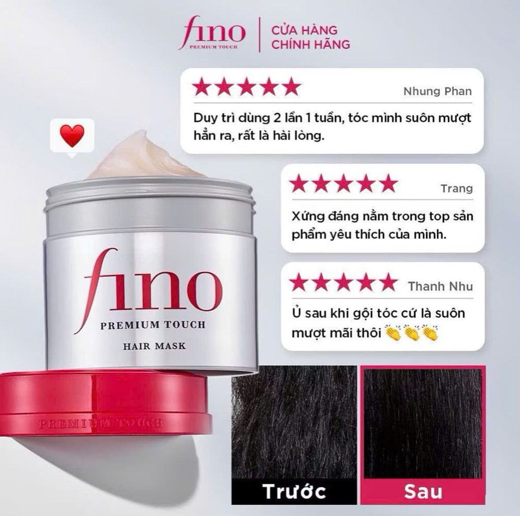 Kem Ủ Tóc Fino Premium Touch 230g