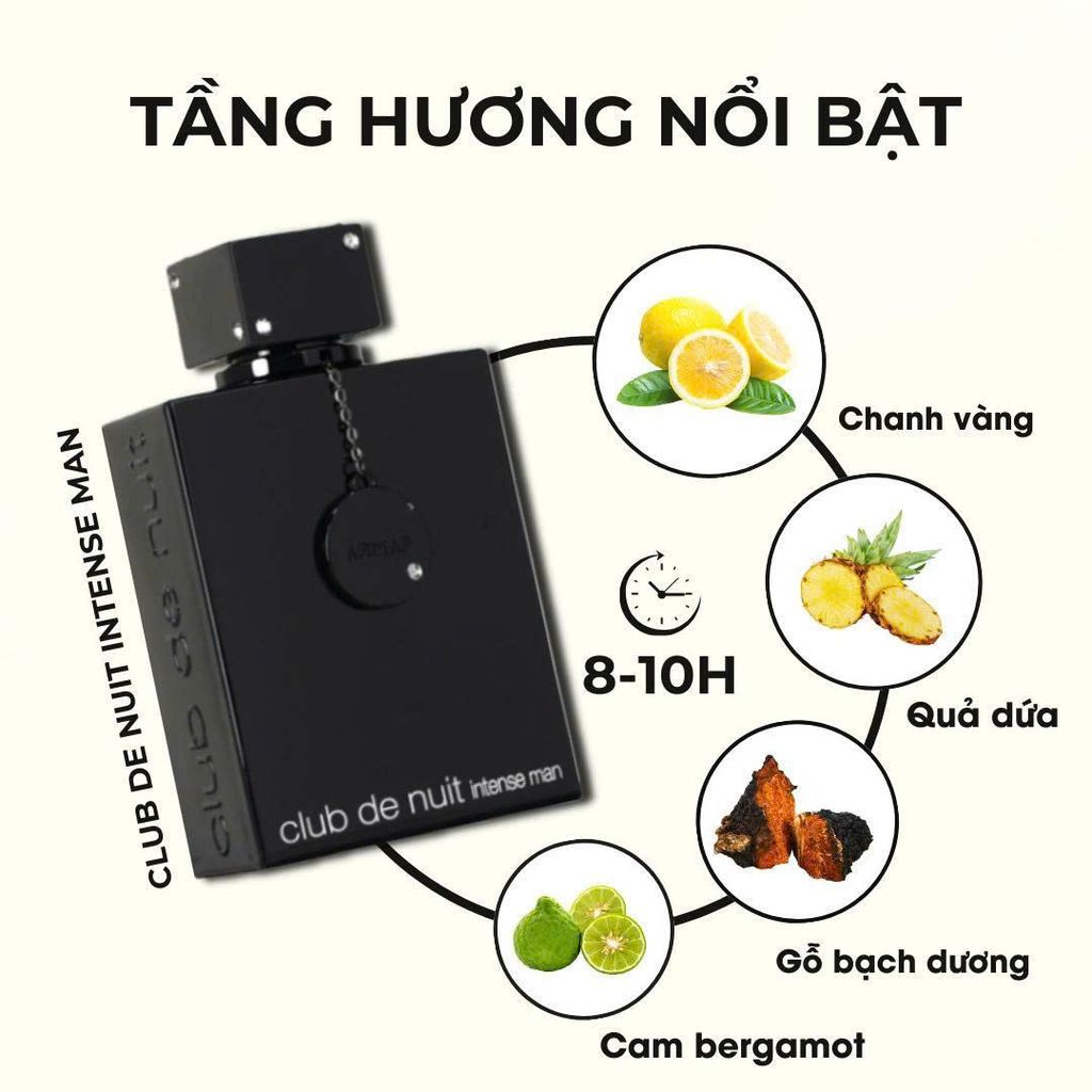 Nước hoa nam Armaf Club De Nuit Intense Man EDT 105ML
