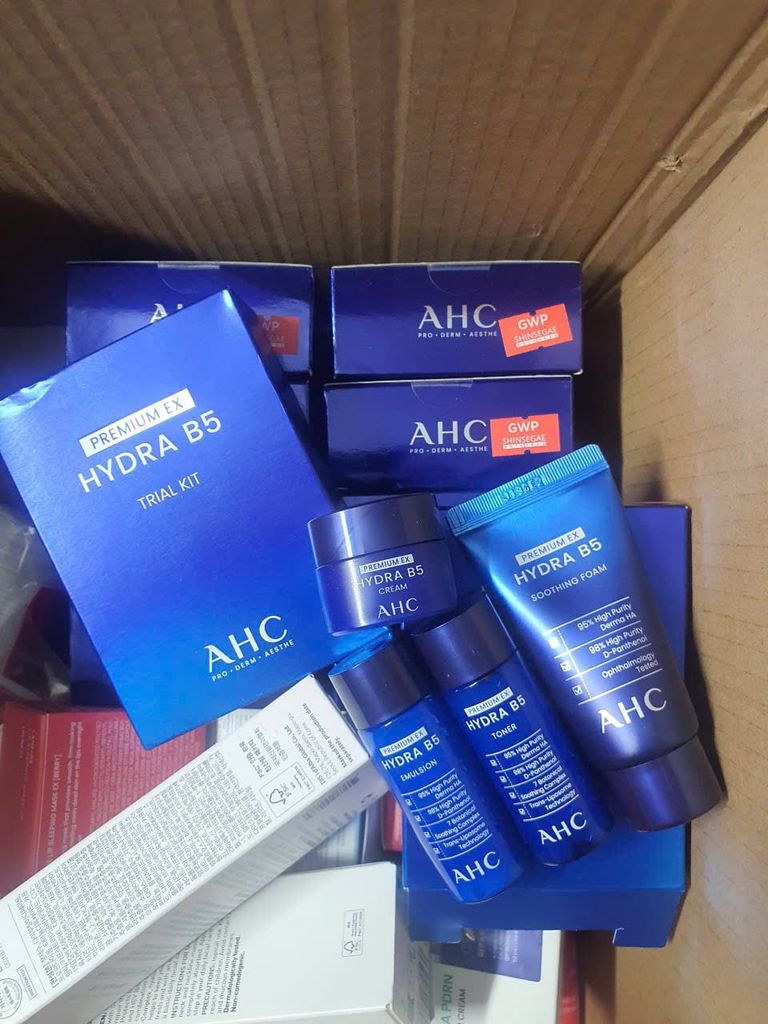 [Mini 4pcs] Bộ Dưỡng Ẩm, Phục Hồi Da Chuyên Sâu AHC Premium Ex Hydra B5