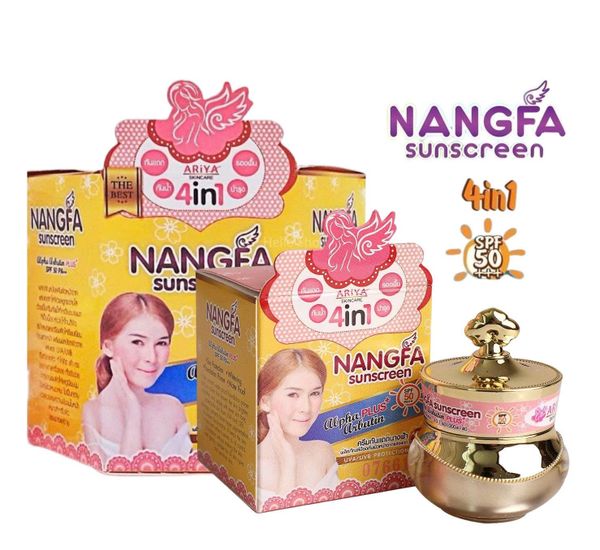 Kem chống nắng 4in1 làm trắng che khuyết điểm Nangfa Sunscreen 5G (NHỎ)