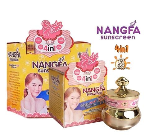 Kem chống nắng 4in1 làm trắng che khuyết điểm Nangfa Sunscreen 5G (NHỎ)