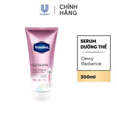 Sữa Dưỡng Thể Vaseline Gluta-Hya Serum Burst Lotion Dewy Radiance Sáng Da Chuyên Sâu (Mới)