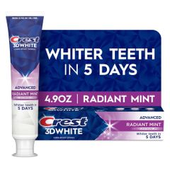Kem Đánh Răng Crest 3DWhite Whitening Advanced Radiant Mint 147g