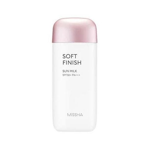 Kem Chống Nắng Missha Soft Finish Sun Milk 70ml [Hồng]