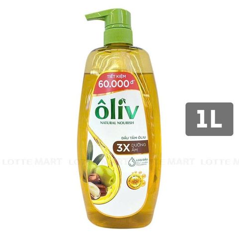 Dầu Tắm Oliv X3 Dưỡng Ẩm Chai 1L