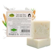 Xà phòng sữa gạo Jam Rice Milk Soap bổ xung Gluta và Collagen