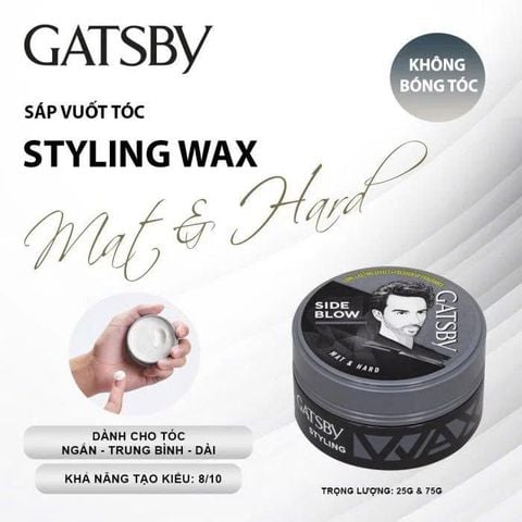 Wax vuốt tóc Gatsby 75g