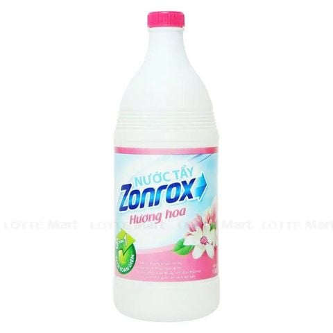 Nước Tẩy Quần Áo Zonrox Hương Cỏ Hoa 1L