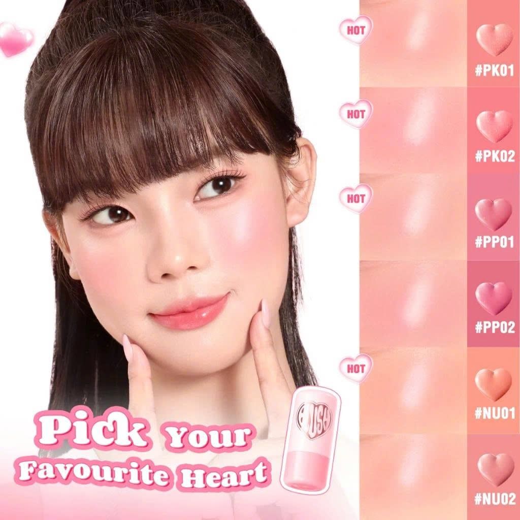 Pinkflash Đa Năng Nước Blush Stick Rosy Cream Blendeable 3.5g PF-F16