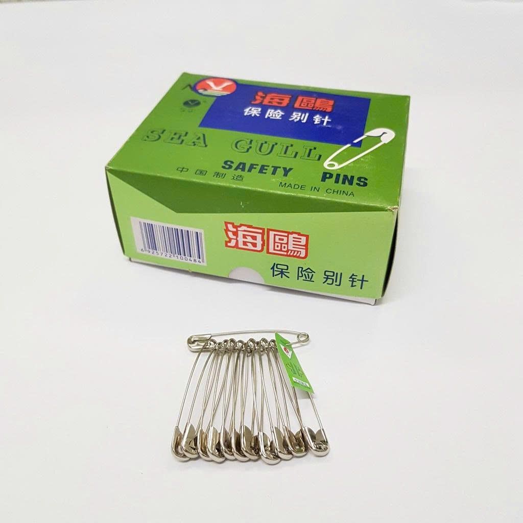 72 pcs #3 Seagull Safety Pins for Many Use Pardible (4cm)