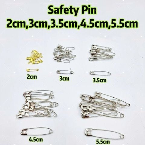 72 pcs #3 Seagull Safety Pins for Many Use Pardible (4cm)