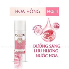 Xịt Khử Mùi Dưỡng Sáng PURITÉ Hương Nước Hoa Cao Cấp Hoa Hồng Rose 140ml [tặng sữa tắm 250ml]