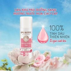 Xịt Khử Mùi Dưỡng Sáng PURITÉ Hương Nước Hoa Cao Cấp Hoa Hồng Rose 140ml [tặng sữa tắm 250ml]