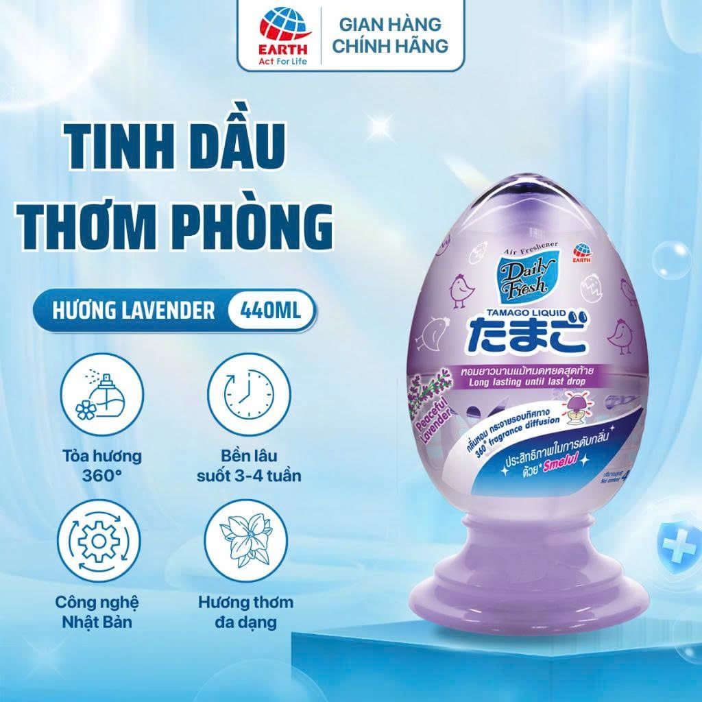 Tinh dầu khử mùi Daily Fresh Lavender 440ml [Tamagi Liquid]