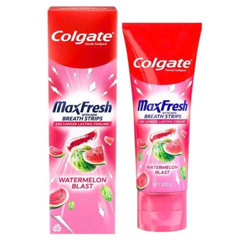 Kem Đánh Răng Hương Dưa Hấu Maxfresh Watermelon Blash 100g