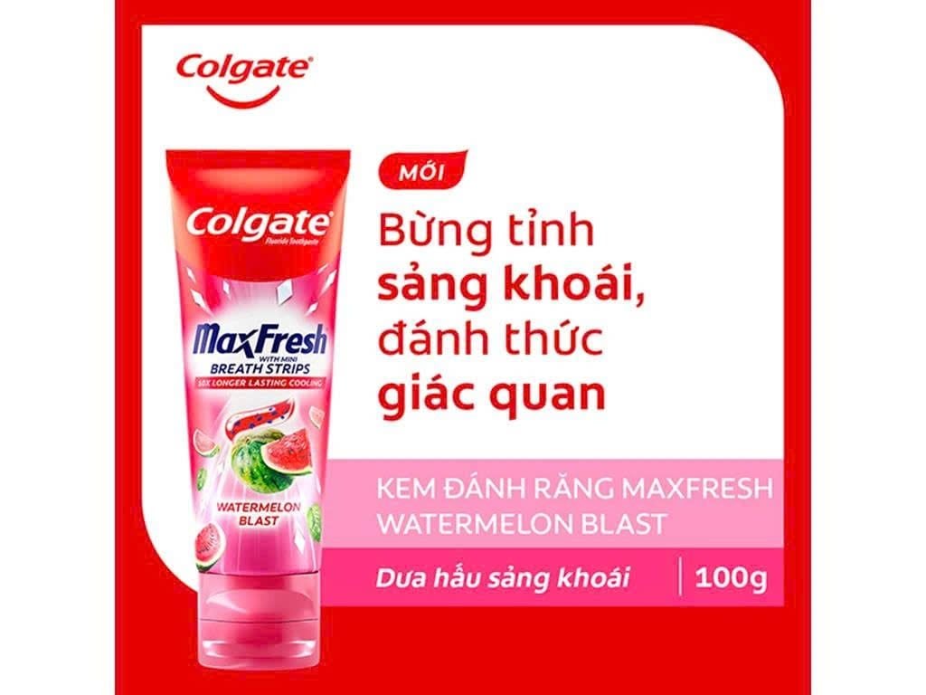 Kem Đánh Răng Hương Dưa Hấu Maxfresh Watermelon Blash 100g