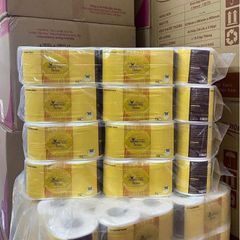 Lốc 10 cuộn giấy vệ sinh cao cấp Bless You Lamour