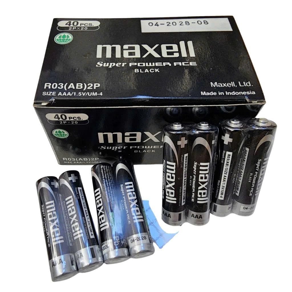 Hộp 40 Viên Pin AAA Maxell 1,5V R03 (AB) 2P