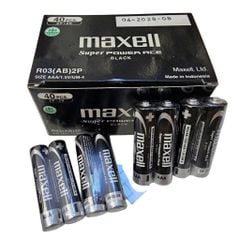 Hộp 40 Viên Pin AAA Maxell 1,5V R03 (AB) 2P
