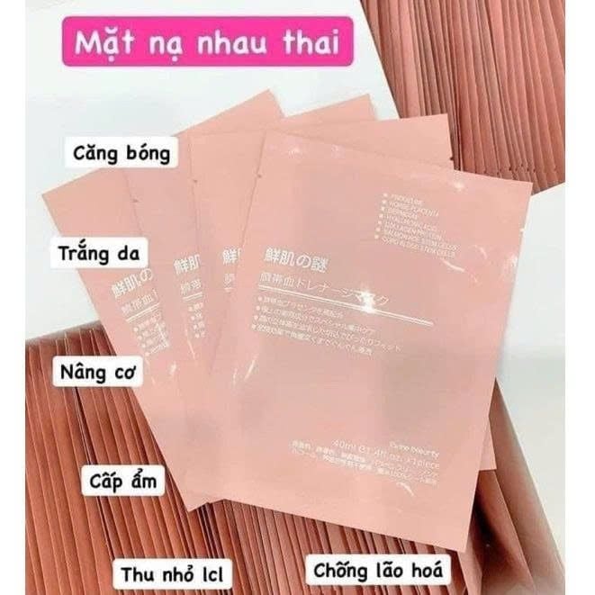 Mặt nạ nhau thai tế bào gốc Rwine Beauty [Hộp 50 miếng]