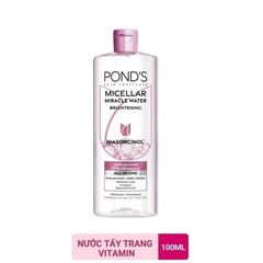 Nước tẩy trang All In One Pond's sạch sâu, dưỡng sáng, thu nhỏ lỗ chân lông 100ml