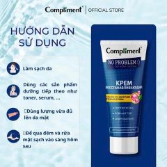 Kem Dưỡng Compliment Phục Hồi Da No Problem AHA-BHA-PHA-Tea Tree Kpem 50ml