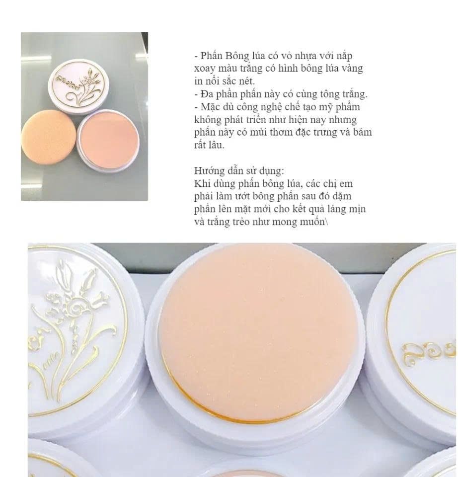 Phấn phủ Trang Điểm Bông Lúa Buaty-Pat Thái Lan 10g