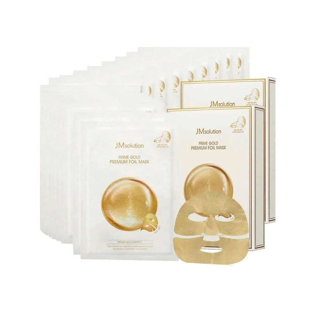 Mặt Nạ JM Solution cao cấp Prime Gold Premium Foil Masksăn chắc chống lão hóa da