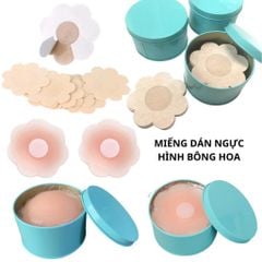 Hộp 10 Miếng Dán Ngực Silicon Tàng Hình, Siêu Dính, Tái Sử Dụng