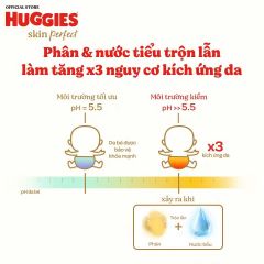 Tã bỉm quần Huggies Skin Perfect 2 vùng thấm M L XL XXL