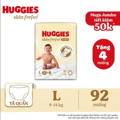 Tã bỉm quần Huggies Skin Perfect 2 vùng thấm M L XL XXL