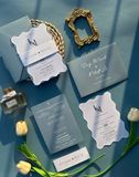  Thiệp Cưới Sắc Xanh Thanh Bình - Pastel & Vẻ Đẹp Hiện Đại 