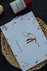 Thiệp Cưới Lời Thề Tối Giản - Pure Red Monogram