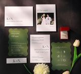  Thiệp Cưới Greenery Leaf - Hơi Thở Thiên Nhiên 