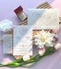 Thiệp Cưới "Vũ Điệu Ánh Kim" - Giấy Ngọc Trai & Họa Tiết Thần Tiên