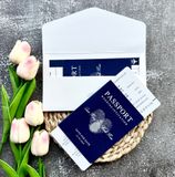  Thiệp Cưới "Hành Trình Hạnh Phúc" - Thiết Kế Passport & Chủ Đề Du Lịch 