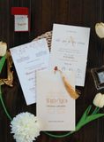  Thiệp Cưới 'Kim Hỷ Vĩnh Cửu' - Ép Kim Vàng Sang Trọng 