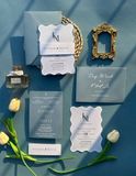  Thiệp Cưới Sắc Xanh Thanh Bình - Pastel & Vẻ Đẹp Hiện Đại 