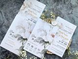  Thiệp Cưới Hoa Hồng Pastel - Hiện Đại & Tươi Sáng 
